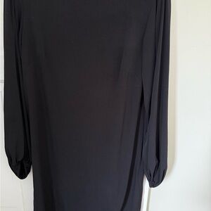 Laundry By Shelli Segal Black Long Sleeve Dress